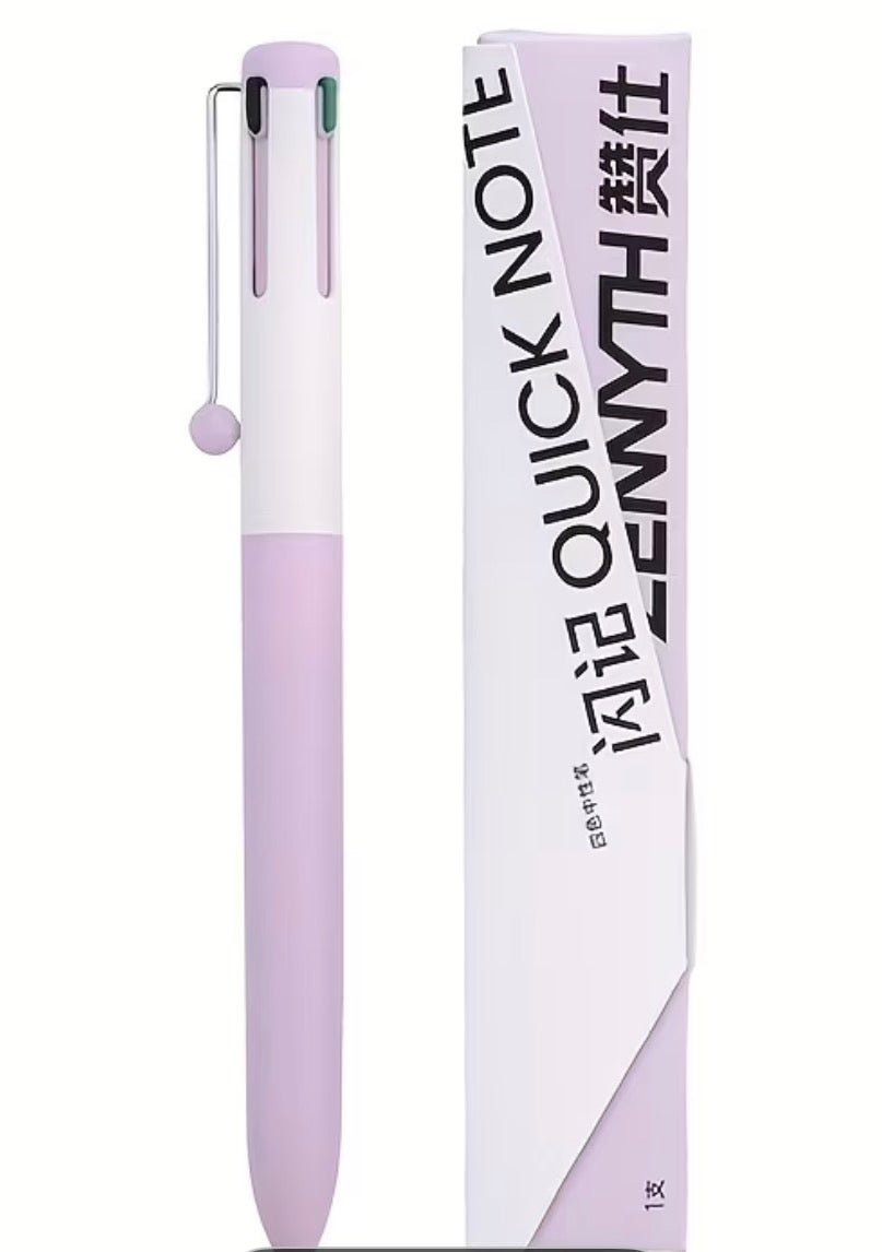Pluma de 4 clicks Rosa