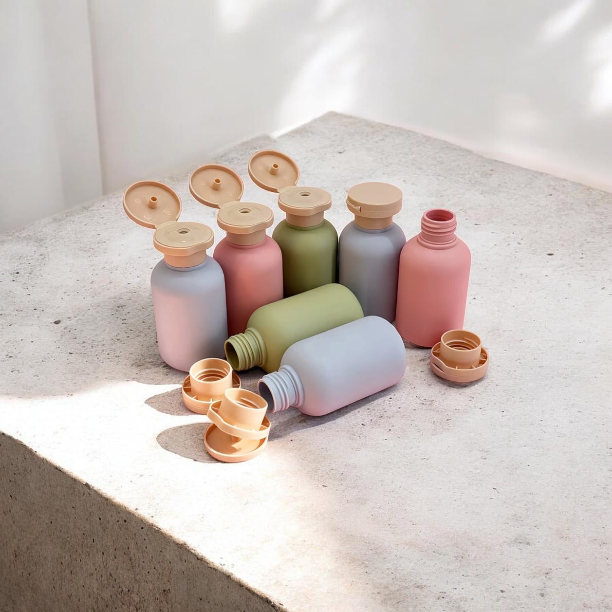Mini botes pastel