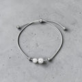 Brazalete con perlas