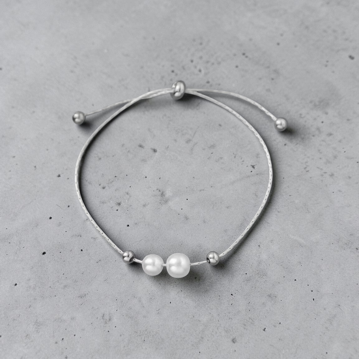 Brazalete con perlas
