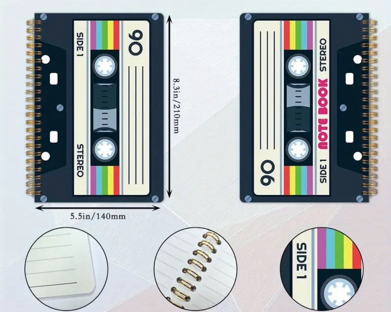 Libreta casette vintage