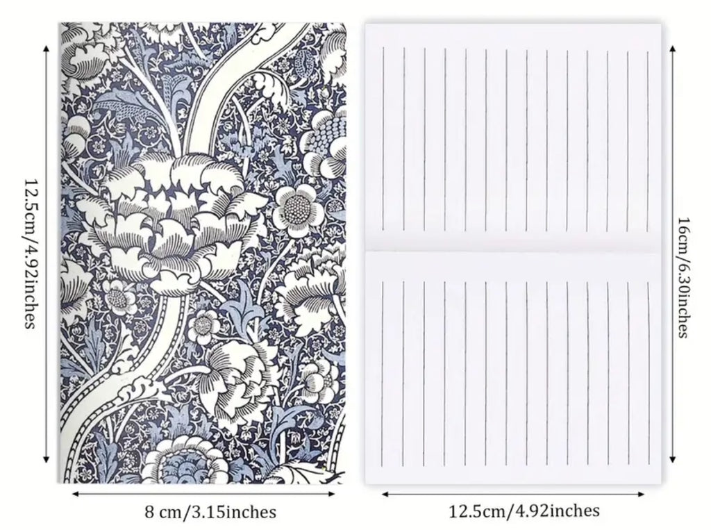 Mini libretas florales