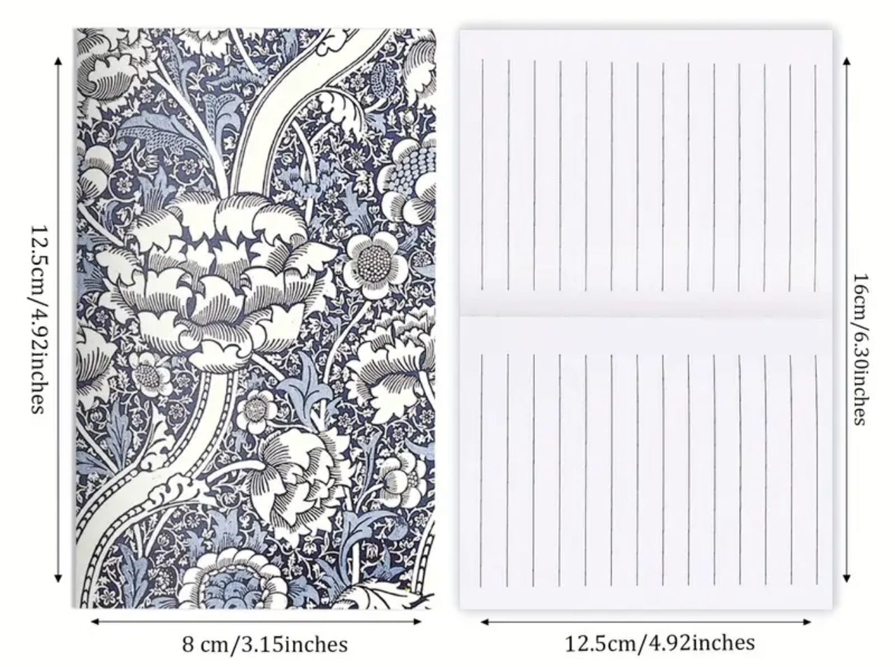 Mini libretas florales