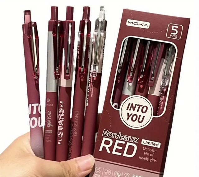 Pluma Bordeaux Color Sólido