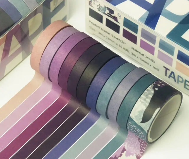 Purple-gray Washi Tape
