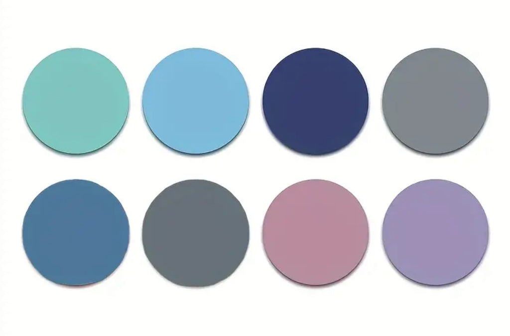 Etiqueta redonda adhesiva matte