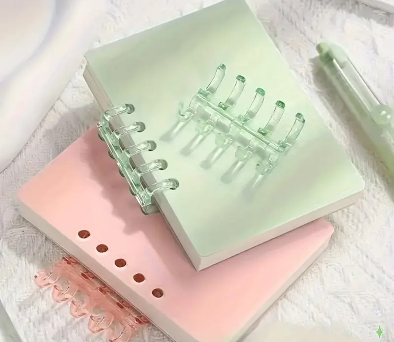 Mini libreta engargolada pastel