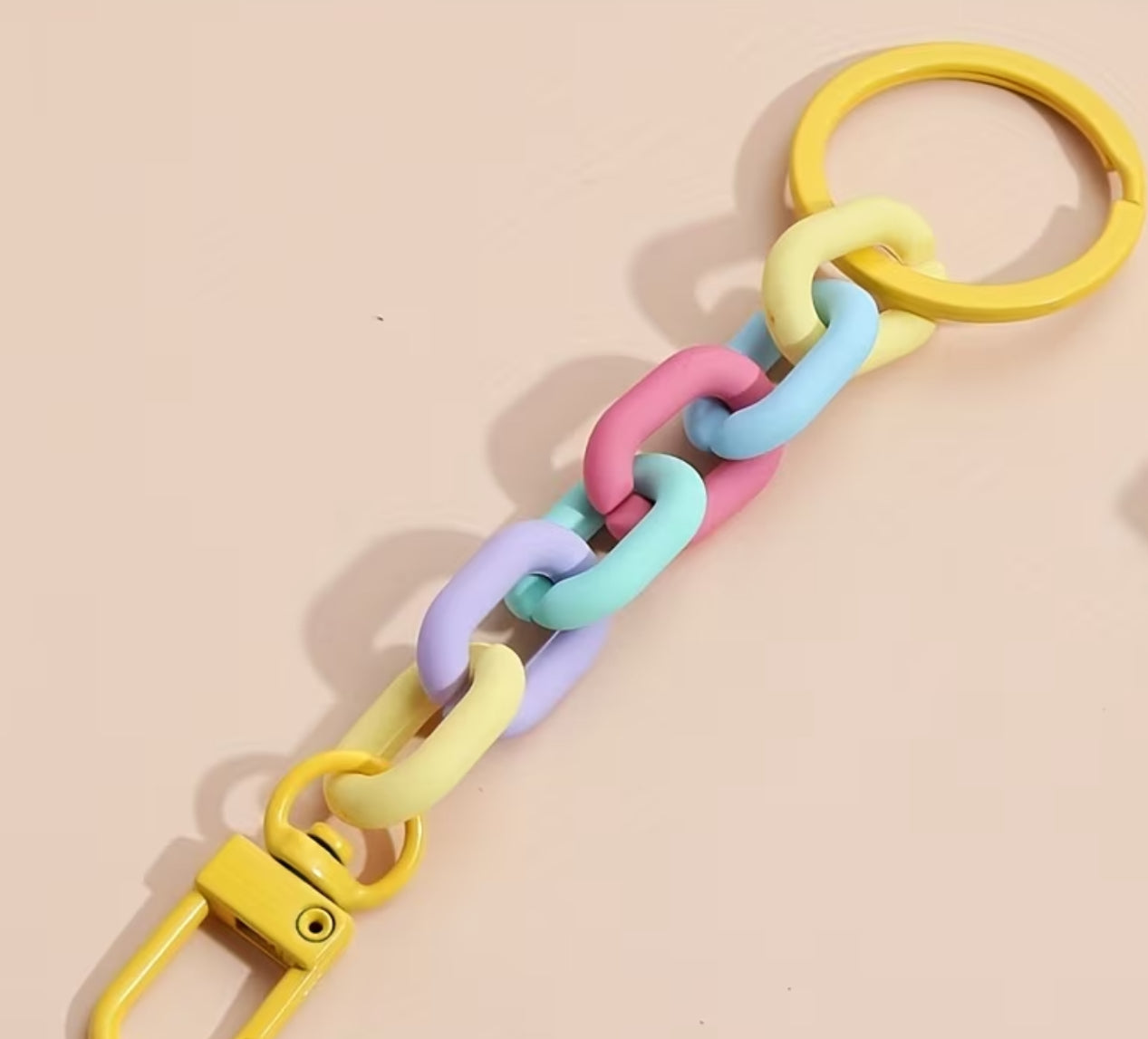 Llavero de Eslabón Amarillo